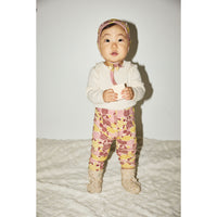 Misha and Puff String/Antique Rose Chrysanthemum Baby Legging