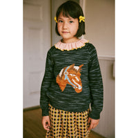 Misha and Puff Licorice Yearling Sweater