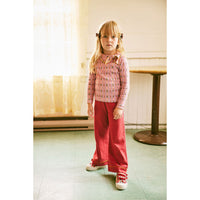Misha and Puff Licorice Lattice Velcro Sneaker
