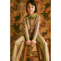 Misha and Puff Sprig Zigzag Jacquard Elsa Sweater