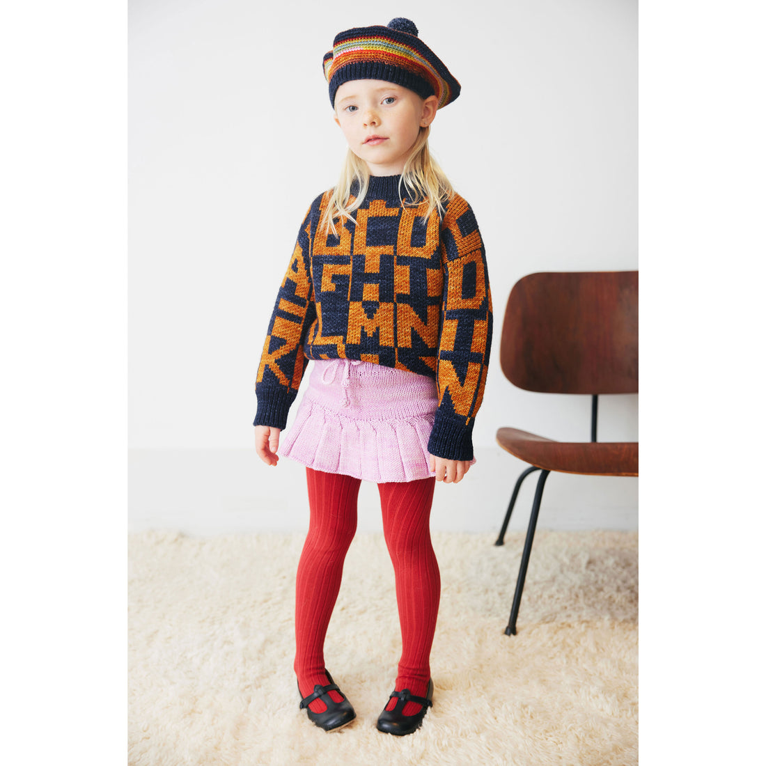 Misha and Puff  Ink Alphabet Sweater