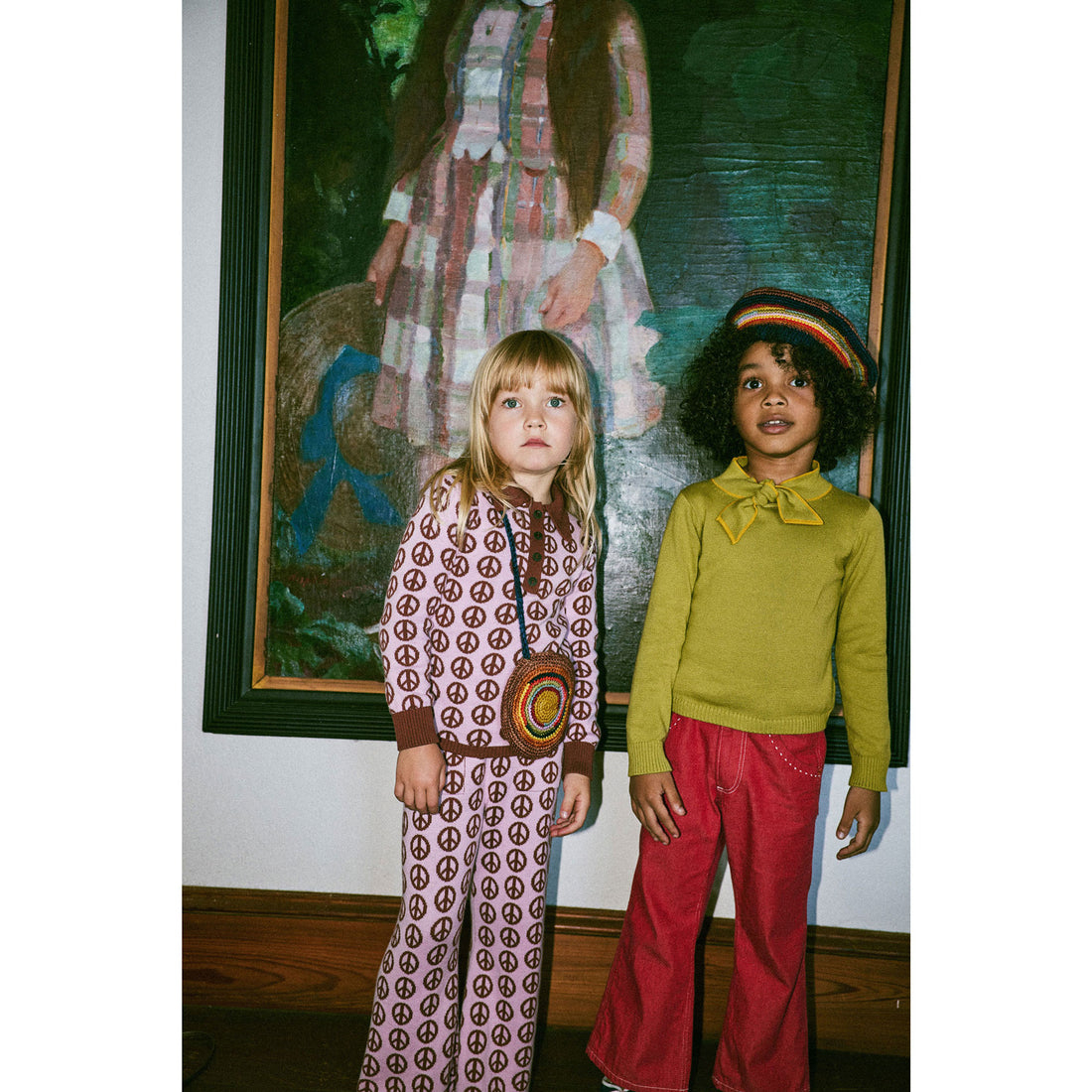 Misha and Puff Pink Liliac Peace Jacquard Ari Sweater – Ladida