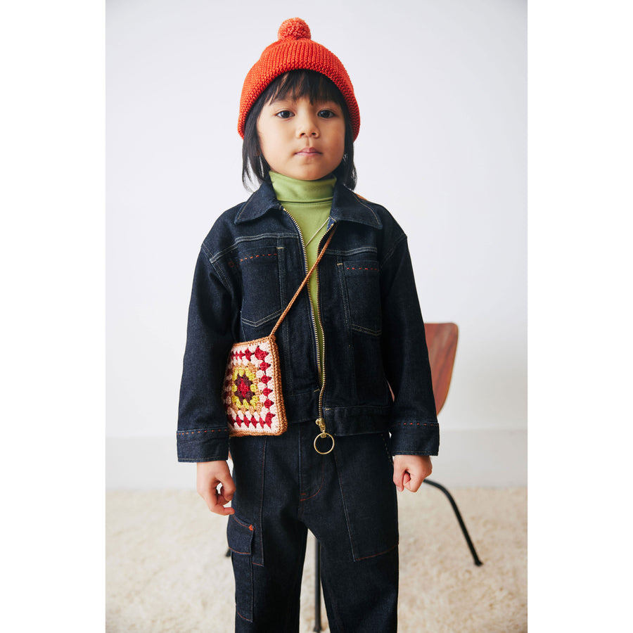 Misha and Puff Indigo Denim Zip Jacket – Ladida