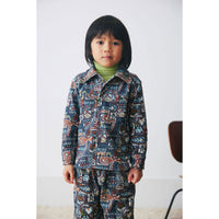 Misha and Puff  Ink Groovy Paisley Director's Jacket