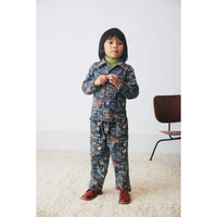 Misha and Puff  Ink Groovy Paisley Camp Pant