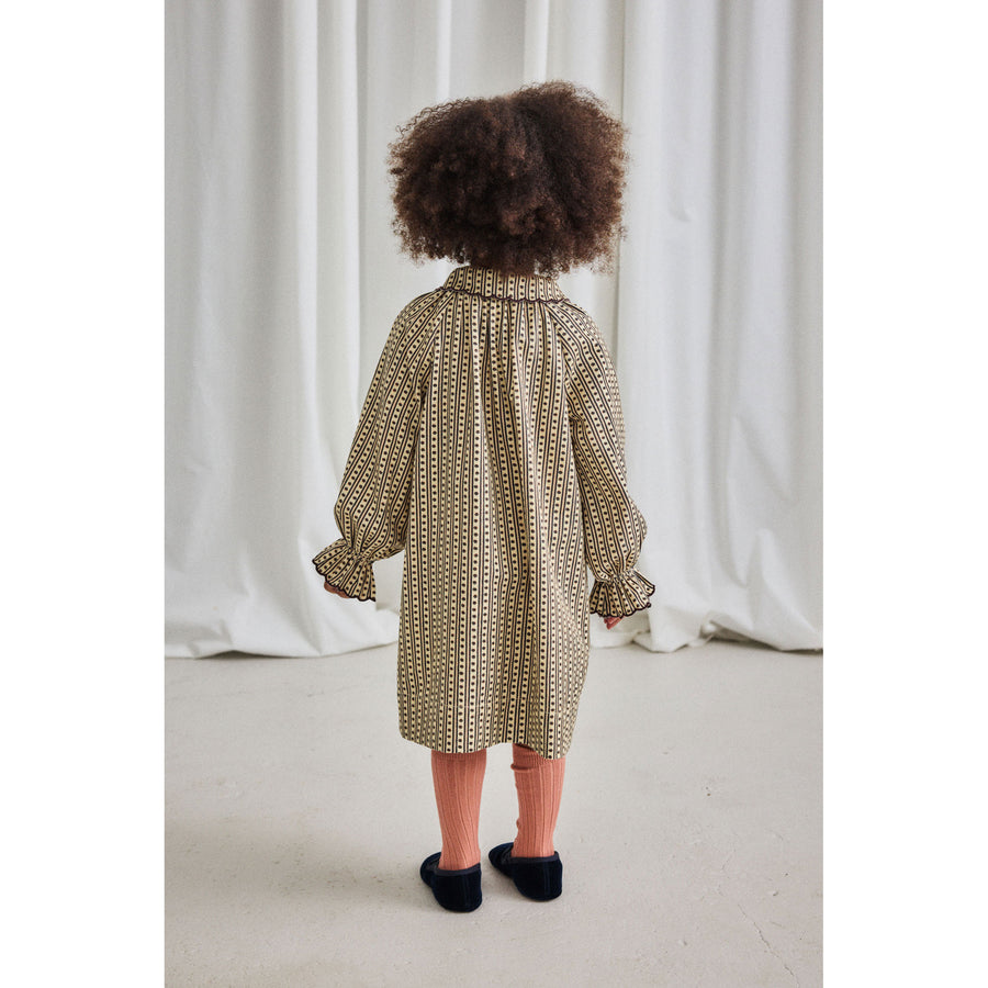 Misha and Puff Raffia Little House Floral Monroe Dress
