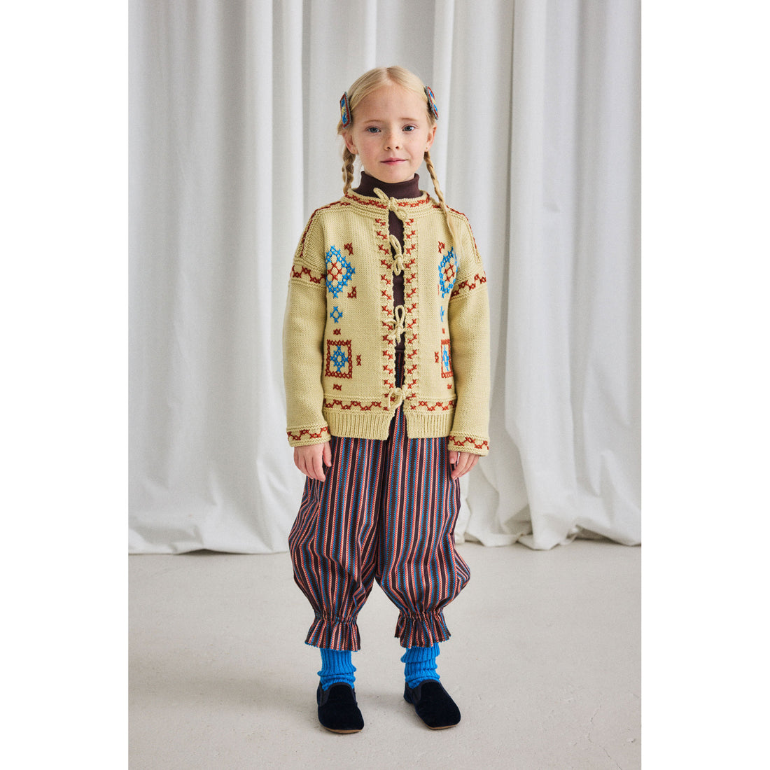 Misha and Puff Raisin Vaquero Stripe Zuzu Pant
