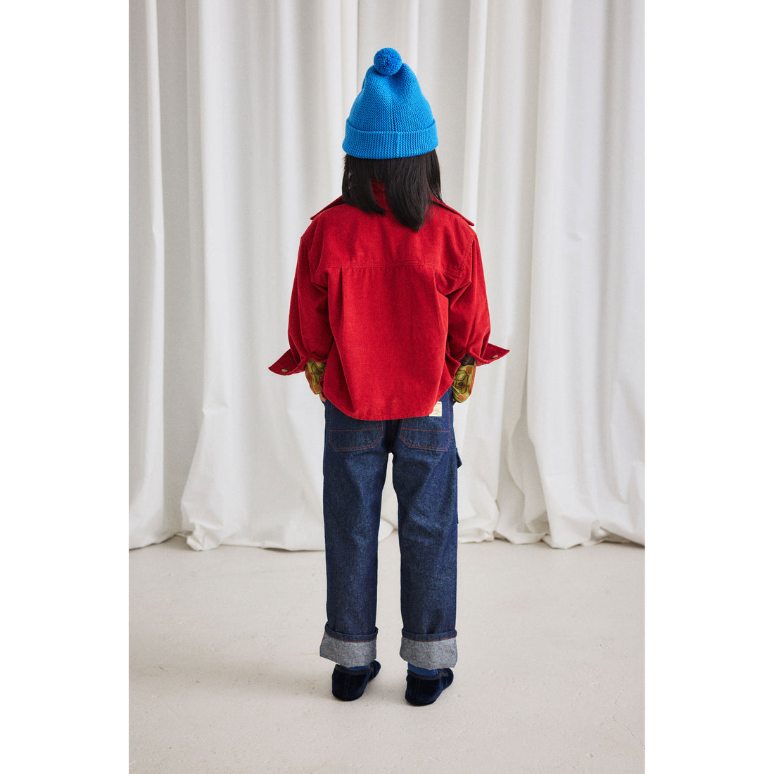 Misha and Puff Cerulean Garter Hat