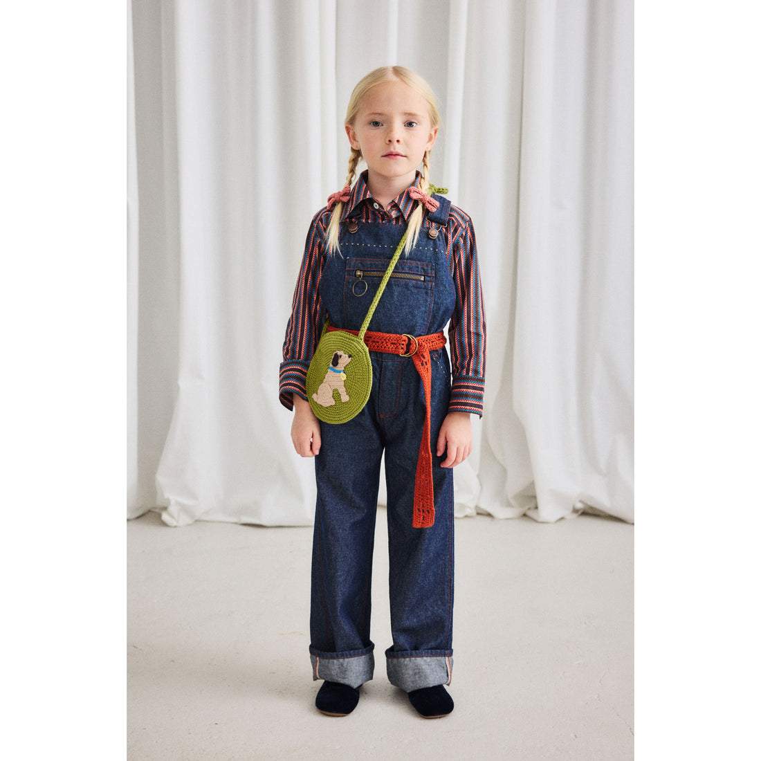 Misha and Puff Raisin Vaquero Stripe Button-Down Shirt