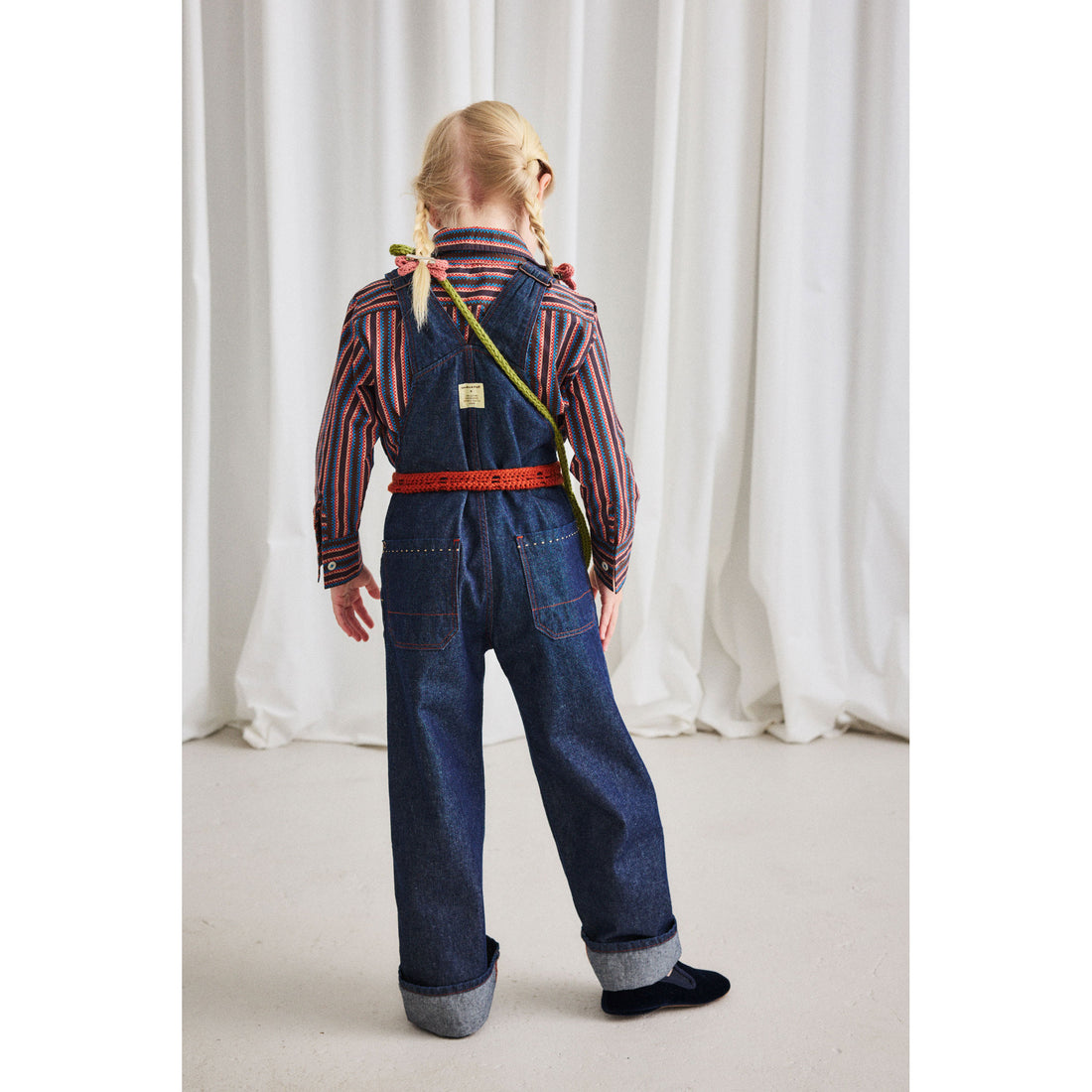 Misha and Puff Raisin Vaquero Stripe Button-Down Shirt