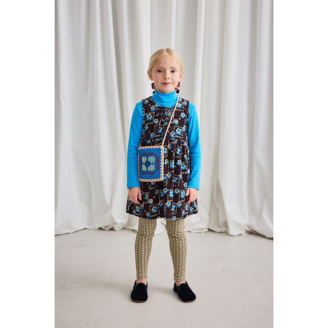 Misha and Puff Cerulean Turtleneck