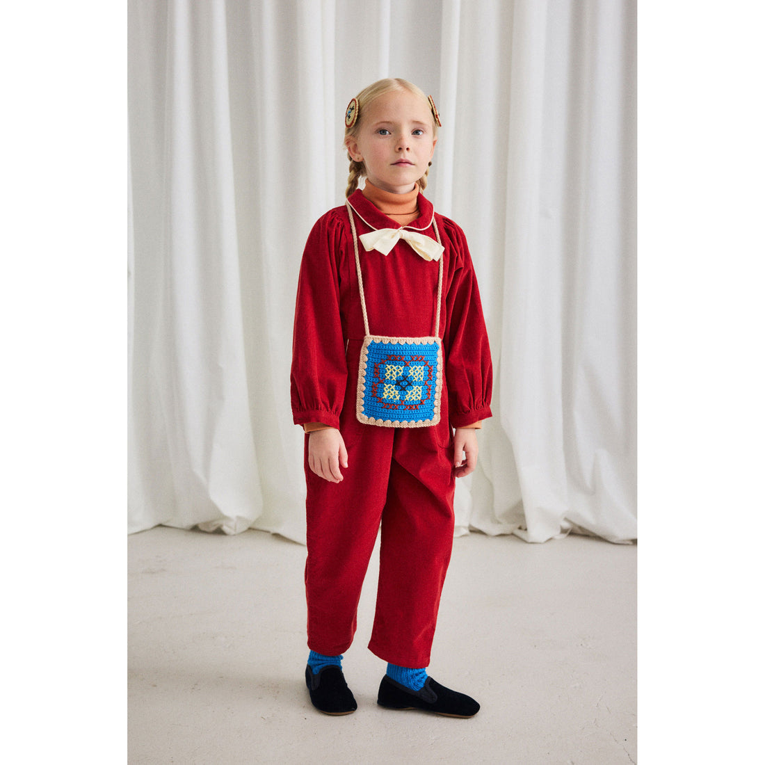 Misha and Puff Garnet Corduroy Long Sleeve Zora Jumpsuit – Ladida