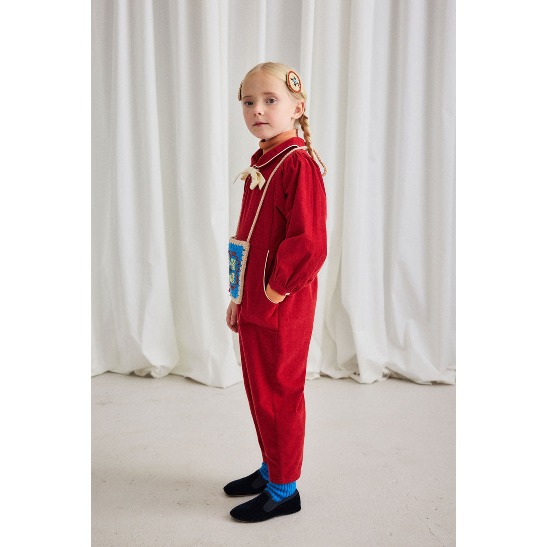 Misha and Puff Garnet Corduroy Long Sleeve Zora Jumpsuit – Ladida