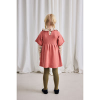 Misha and Puff Rosewood Chevron Bib Dress