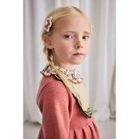 Misha and Puff Rosewood Medium Flower Clip Set