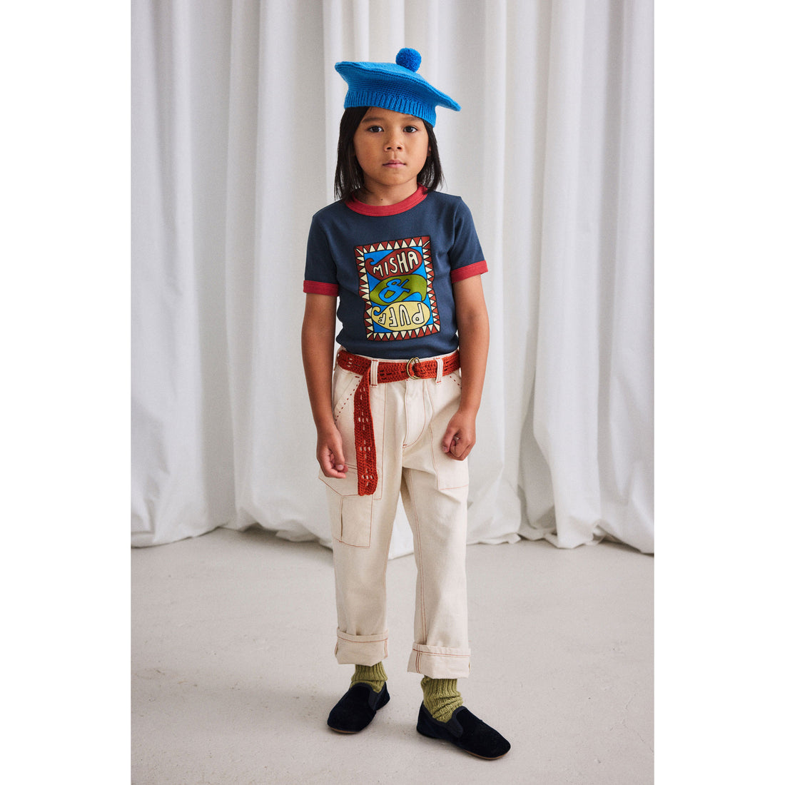 Misha and Puff Chili Spice Crochet Belt