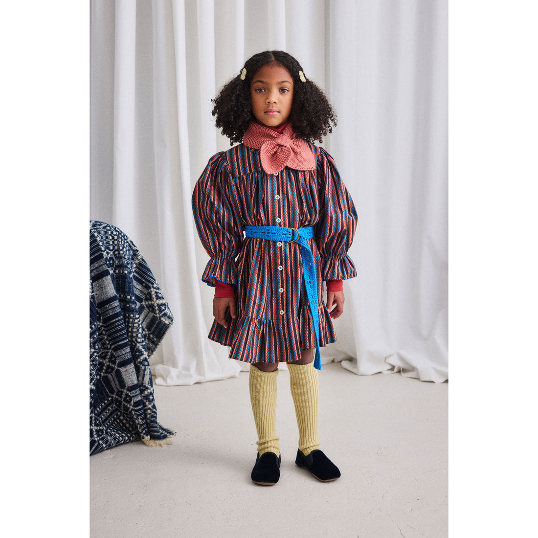 Misha and Puff Rosewood Sledding Scarf