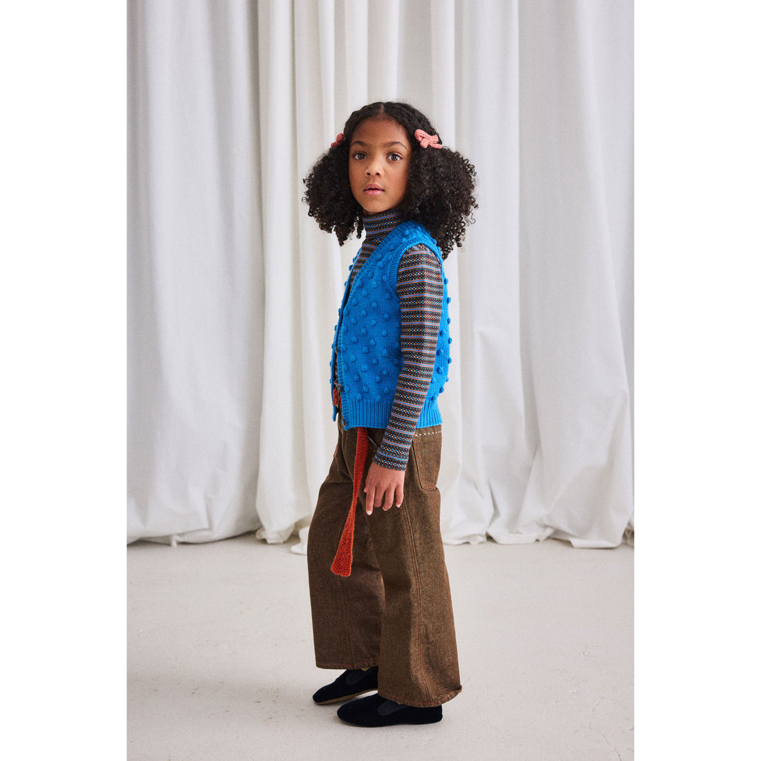 Misha and Puff Cerulean Auggie Popcorn Vest