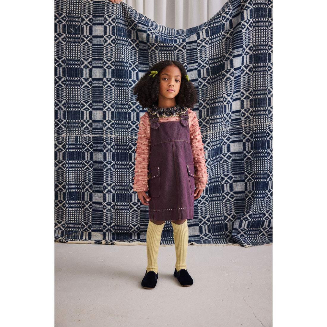 Misha and Puff Raffia Over-Knee Sock