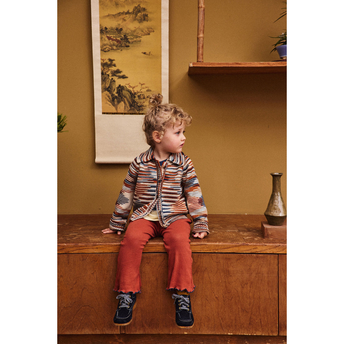 Misha and Puff Neriage Space Dye Motley Cardigan