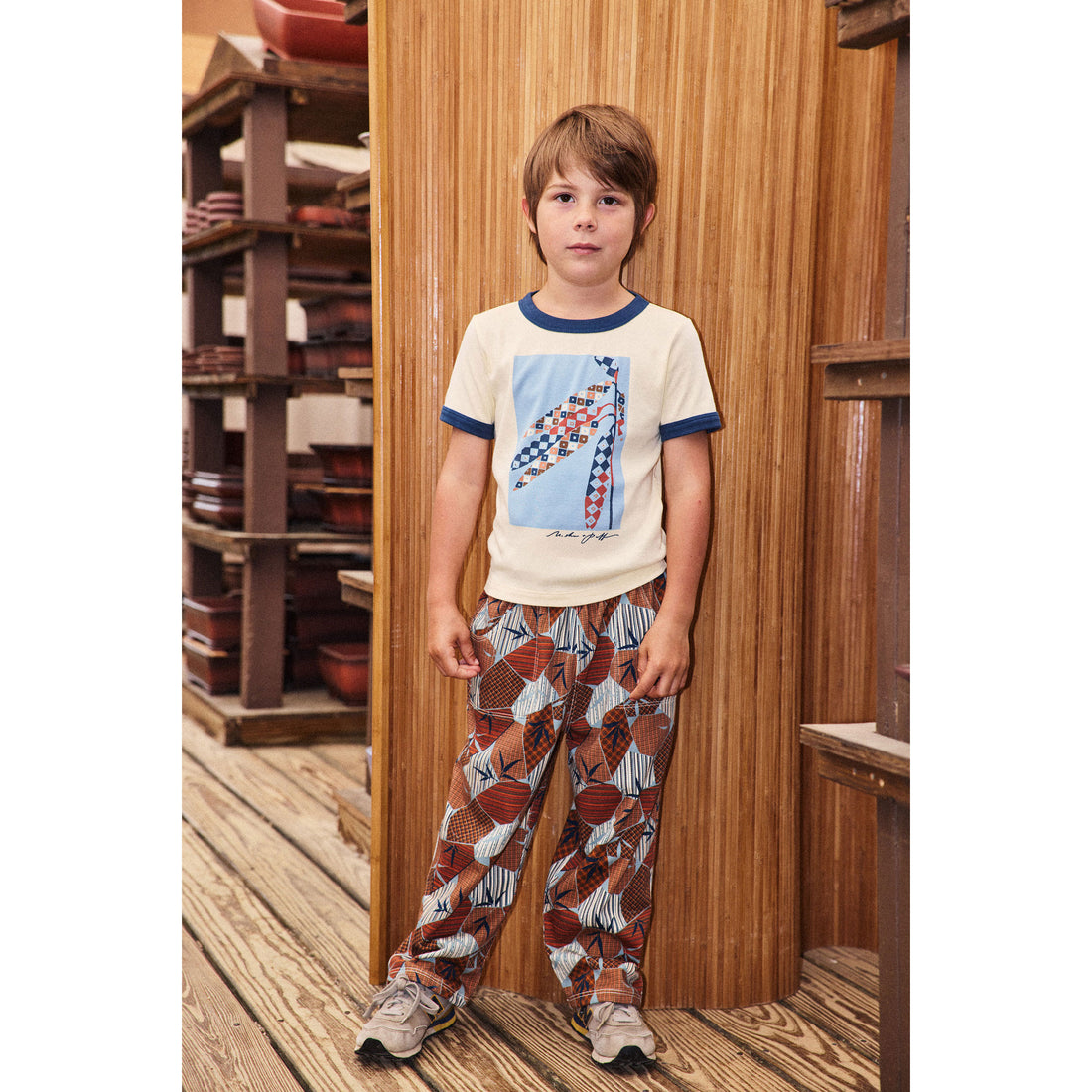 Misha and Puff Shortbread Harvest Ringer Tee