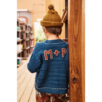 Misha and Puff Marine Blue Alma Mater Cardigan