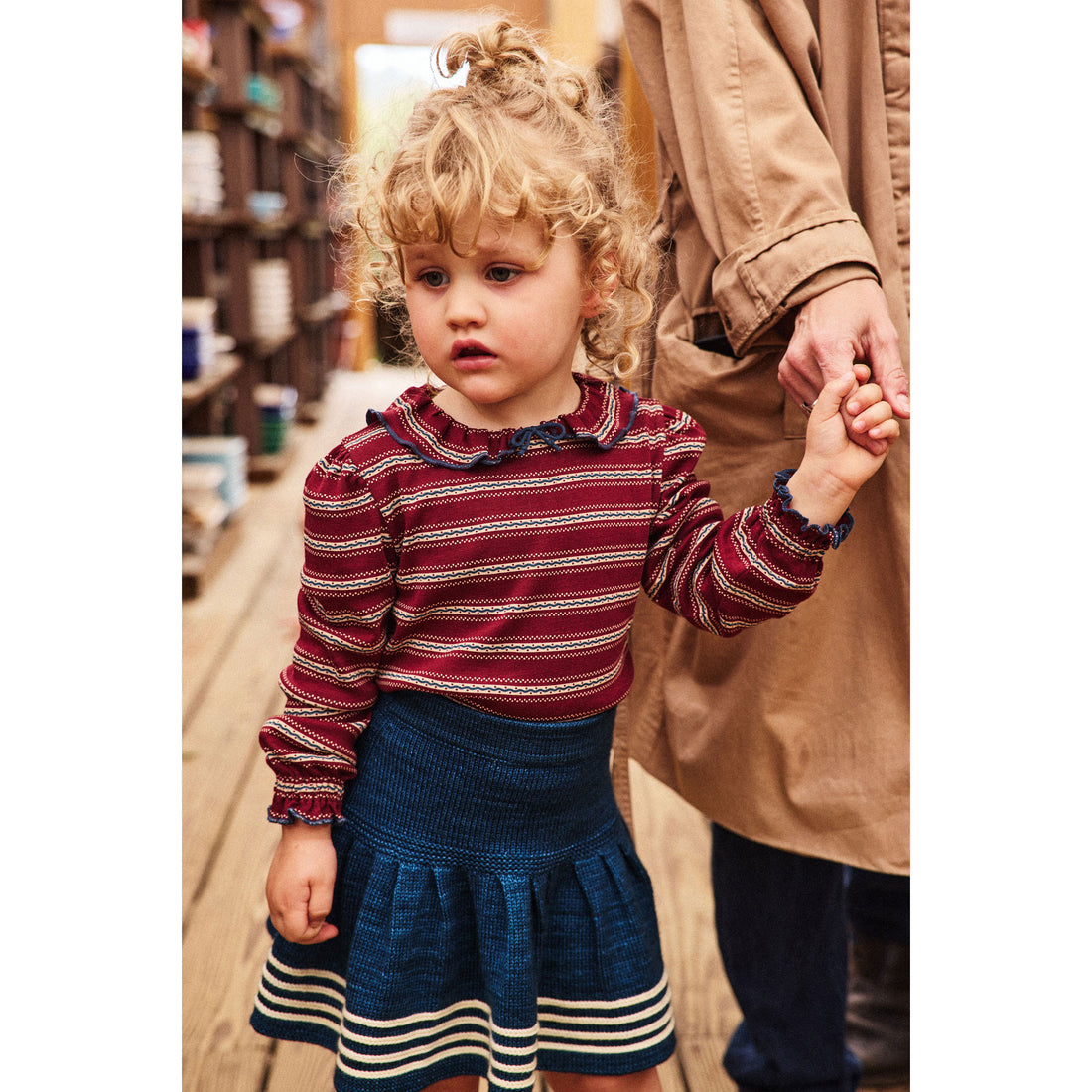 Misha and Puff Marine Blue Judy Skirt
