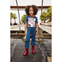 Misha and Puff Marine Blue Kaito Ringer Tee