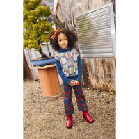 Misha and Puff Marine Blue Tessellation Johan Turtleneck