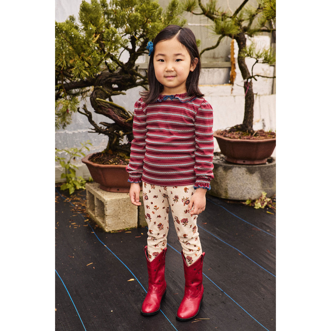 Misha and Puff Cambridge Sgraffito Pattie Top