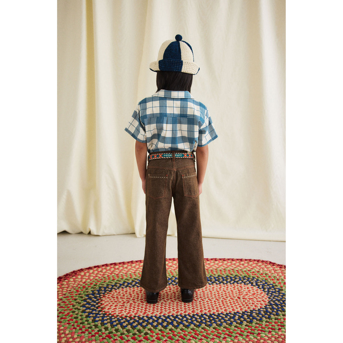 Misha and Puff Prussian Blue Piazza Leon Top