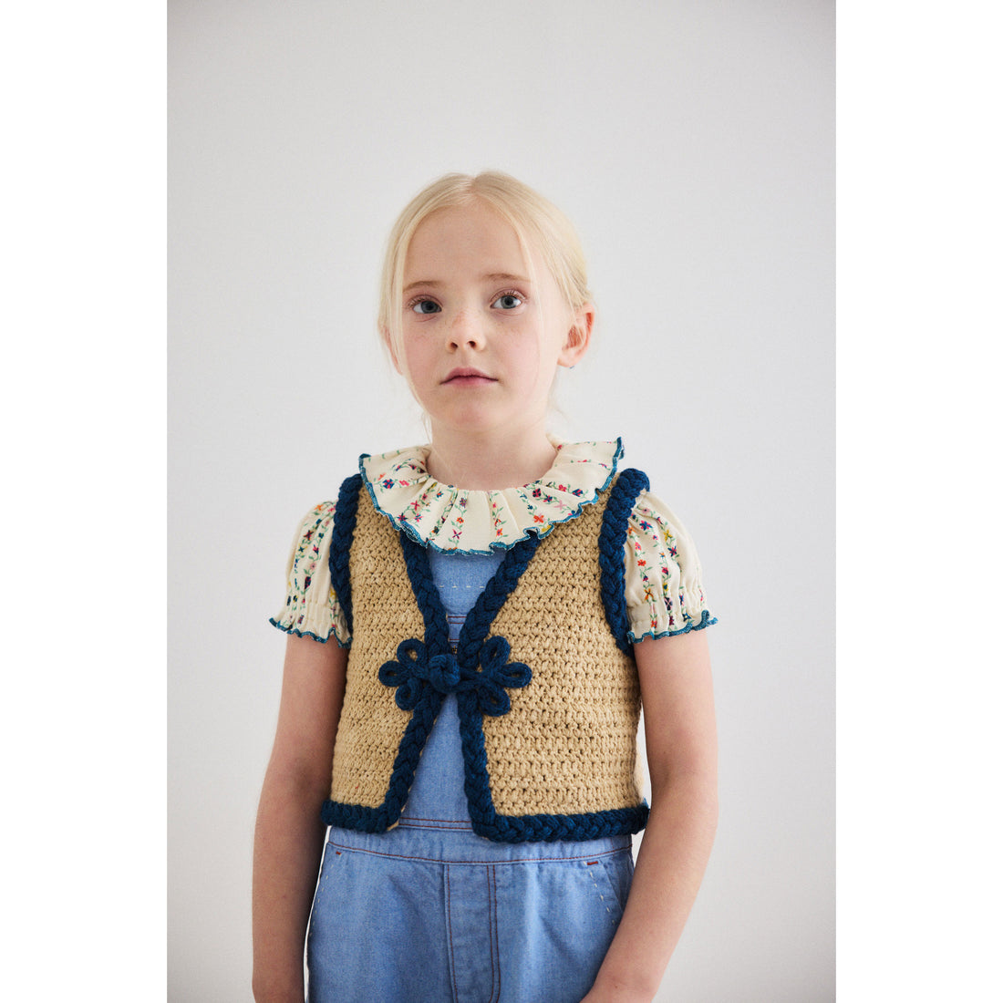 Misha and Puff Alabaster Braid Ashbury Vest
