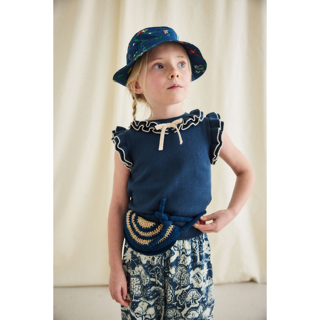Misha and Puff Celestial Botanica Bucket Hat
