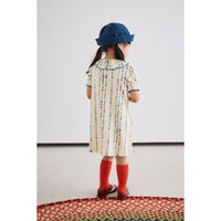 Misha and Puff String Little Botanica Balloon Sleeve Pattie Dress