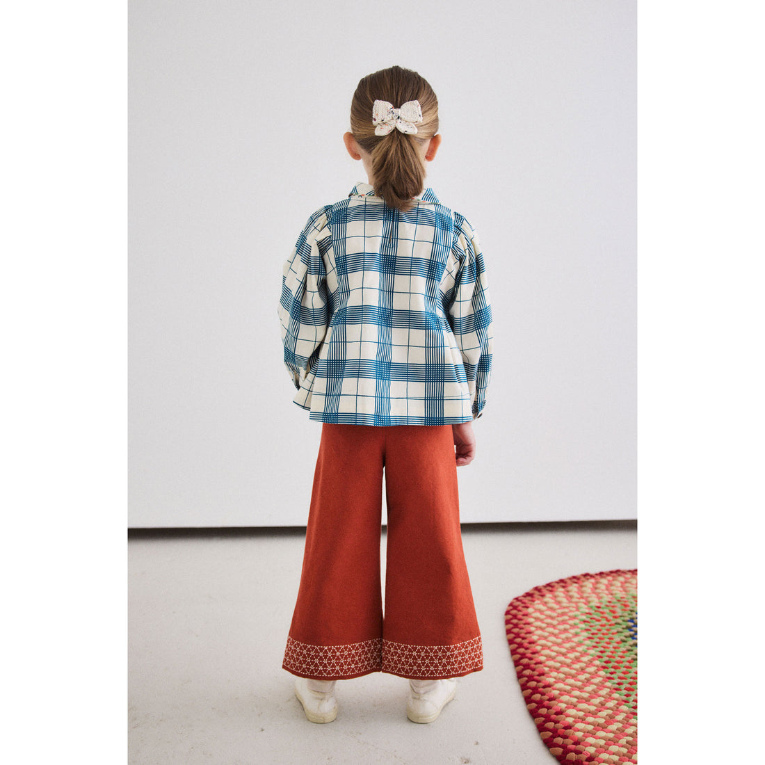 Misha and Puff Prussian Blue Piazza Zora Blouse