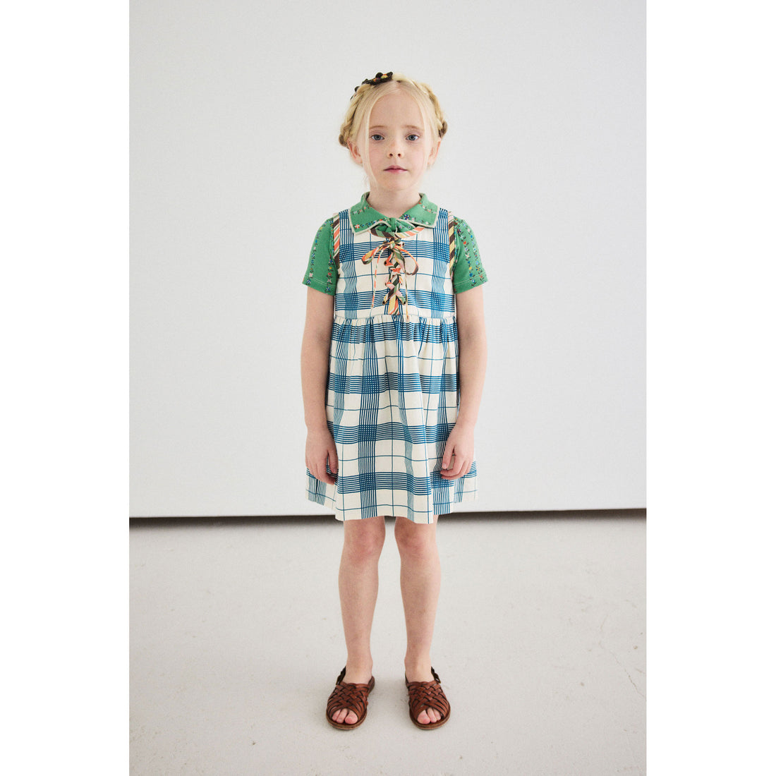 Misha and Puff Prussian Blue Piazza Agatha Dress