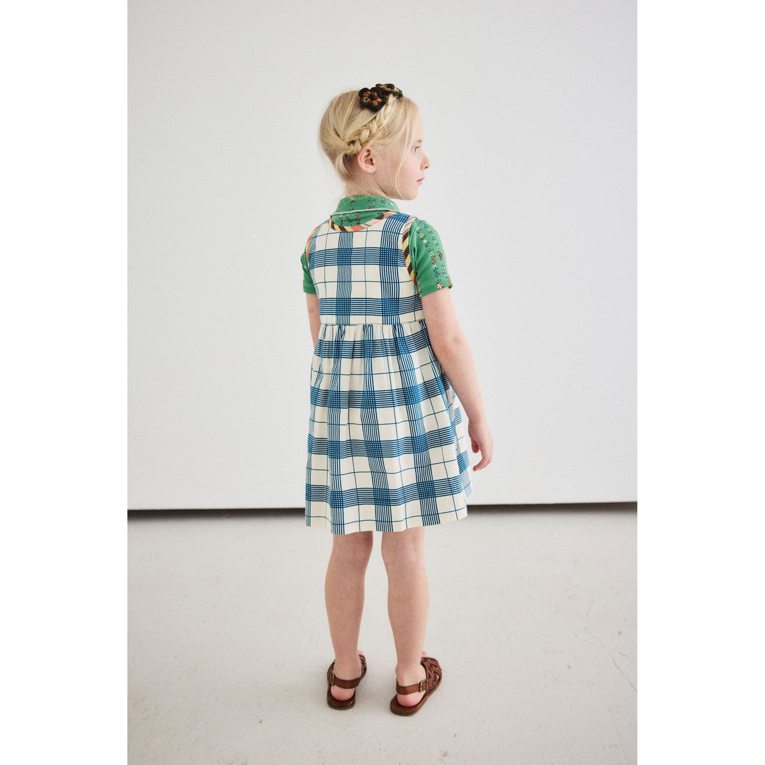 Misha and Puff Prussian Blue Piazza Agatha Dress