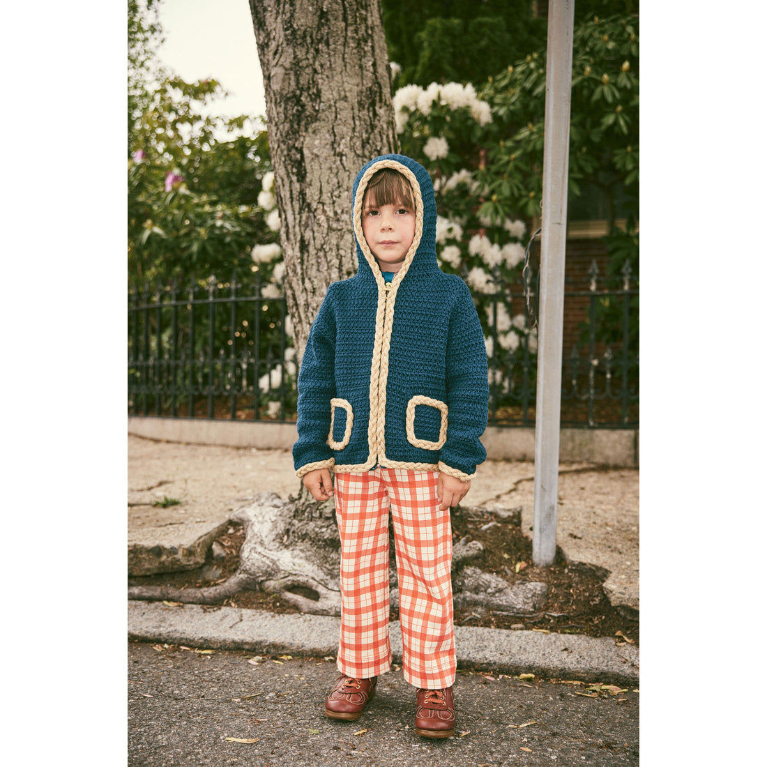 Misha and Puff Celestial Braid Ashbury Hooded Cardigan