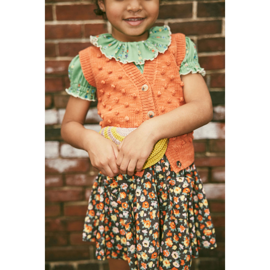 Misha and Puff Jadeite Little Botanica Balloon Sleeve Paloma Tee