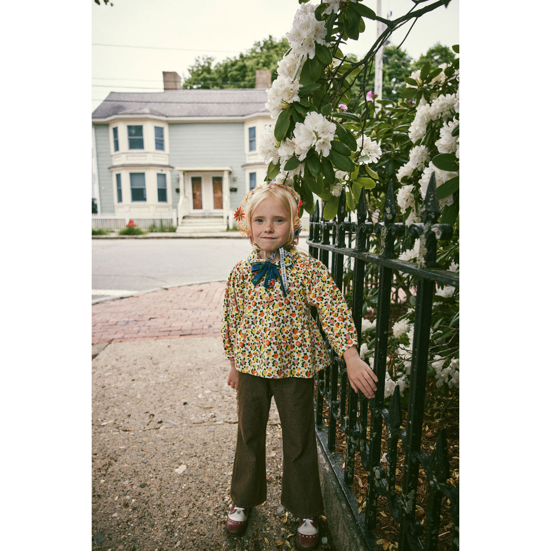 Misha and Puff String/Hazy Lilac Brimfield Zora Blouse