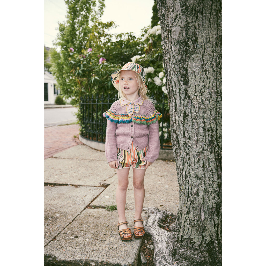 Misha and Puff Plum Petal Crochet Joya Cardigan – Ladida