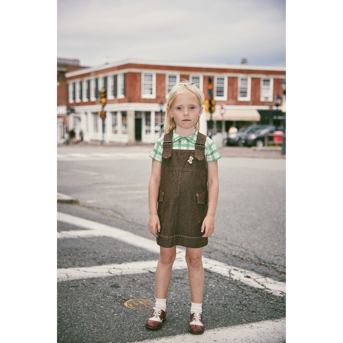 Misha and Puff String Piazza Rickrack Collar Tee