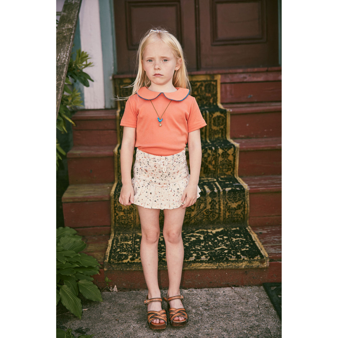 Misha and Puff Gamberetto Rickrack Collar Tee