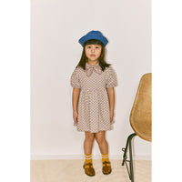 Misha and Puff   Mist Ben-Day Dots Junior Scout Dress