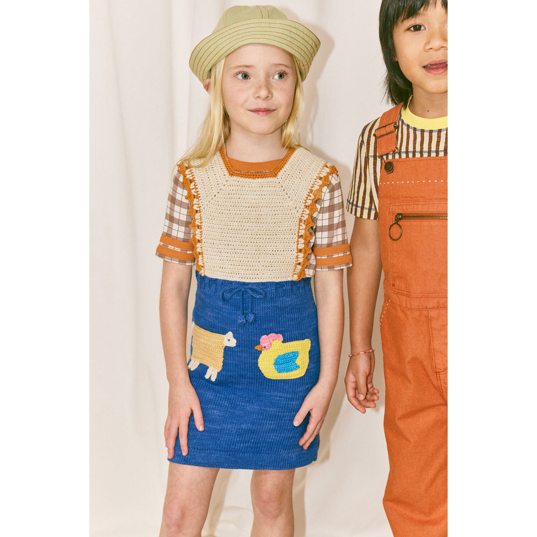 Misha and Puff Blue Ribbon Farm Topanga Pinafore