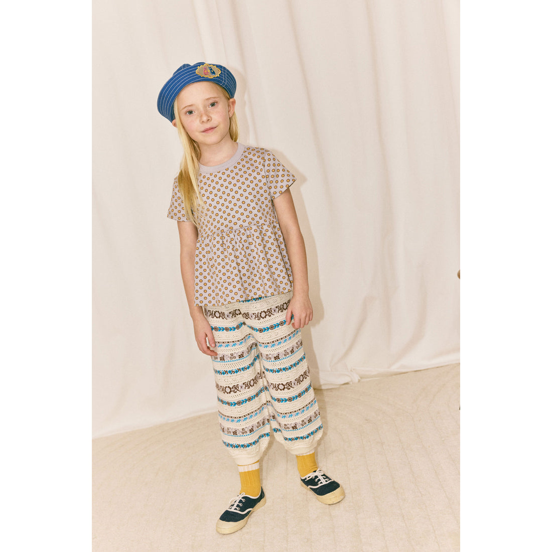 Misha and Puff Marzipan Eyelet Ribbon Yves Jogger