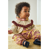 Misha and Puff Snowglobe Confetti Baby Ruffle Cardigan