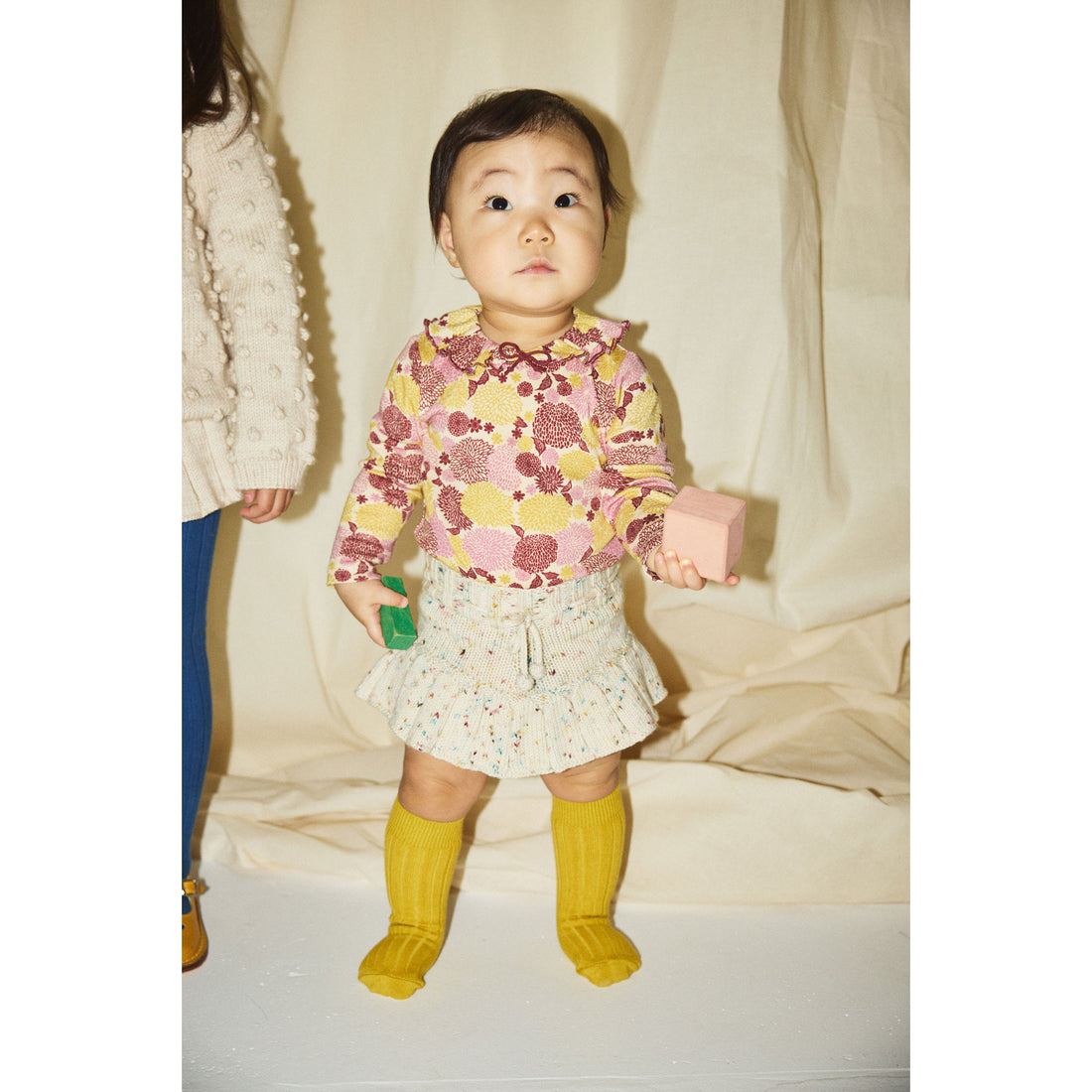 Misha and Puff Snowglobe Confetti Baby Skating Pond Skirt