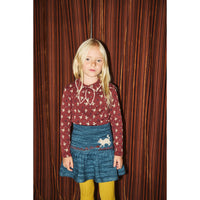 Misha and Puff Madder Root Cat & Mouse Junior Scout Top