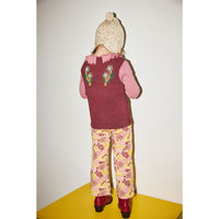 Misha and Puff Snowglobe Confetti Pointy Peak Hat